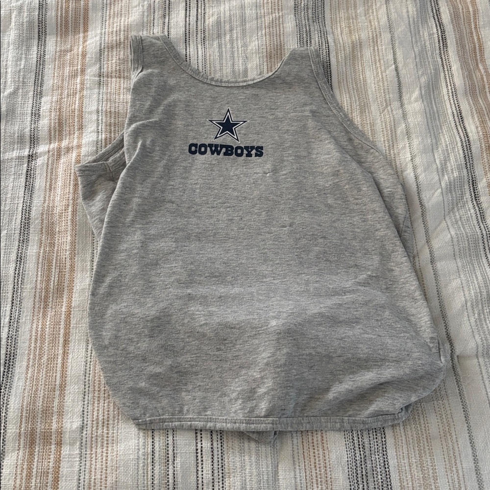 Dallas Cowboys wrap crop top